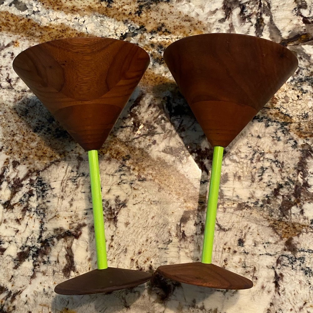 David Rasmussen Wooden Martini Glasses